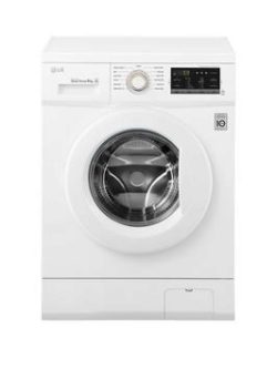 Lg Fh4G7Tdn0 8Kg Load, 1400 Spin Washing Machine - White